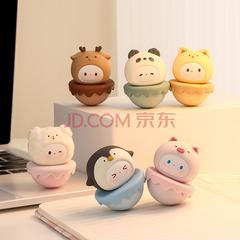 赟娅萌宠不倒翁桌面摆件办公室可爱治愈装饰品