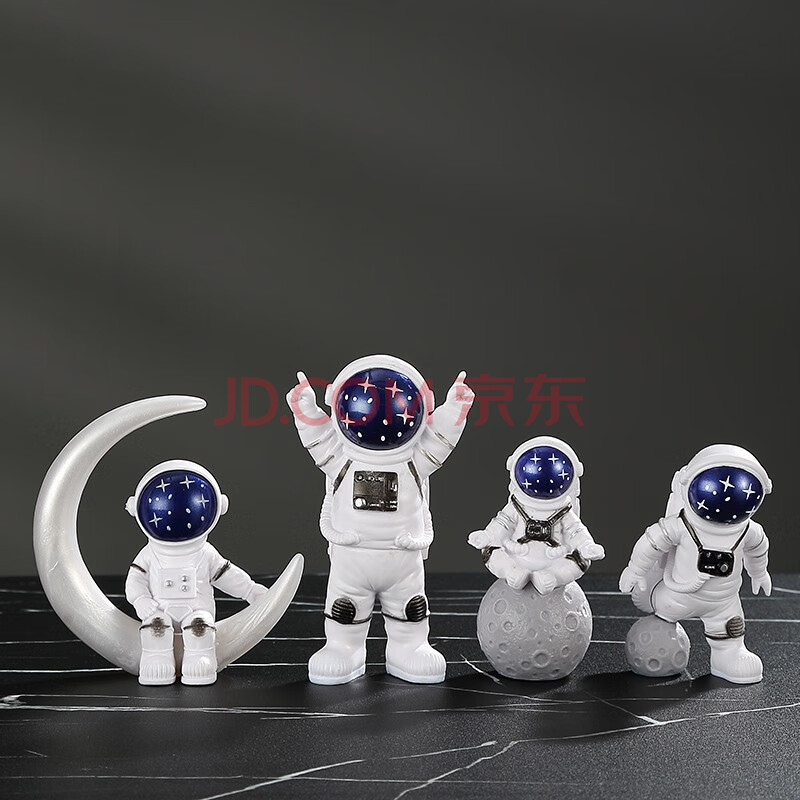宇航员摆件小太空人模型书房摆件